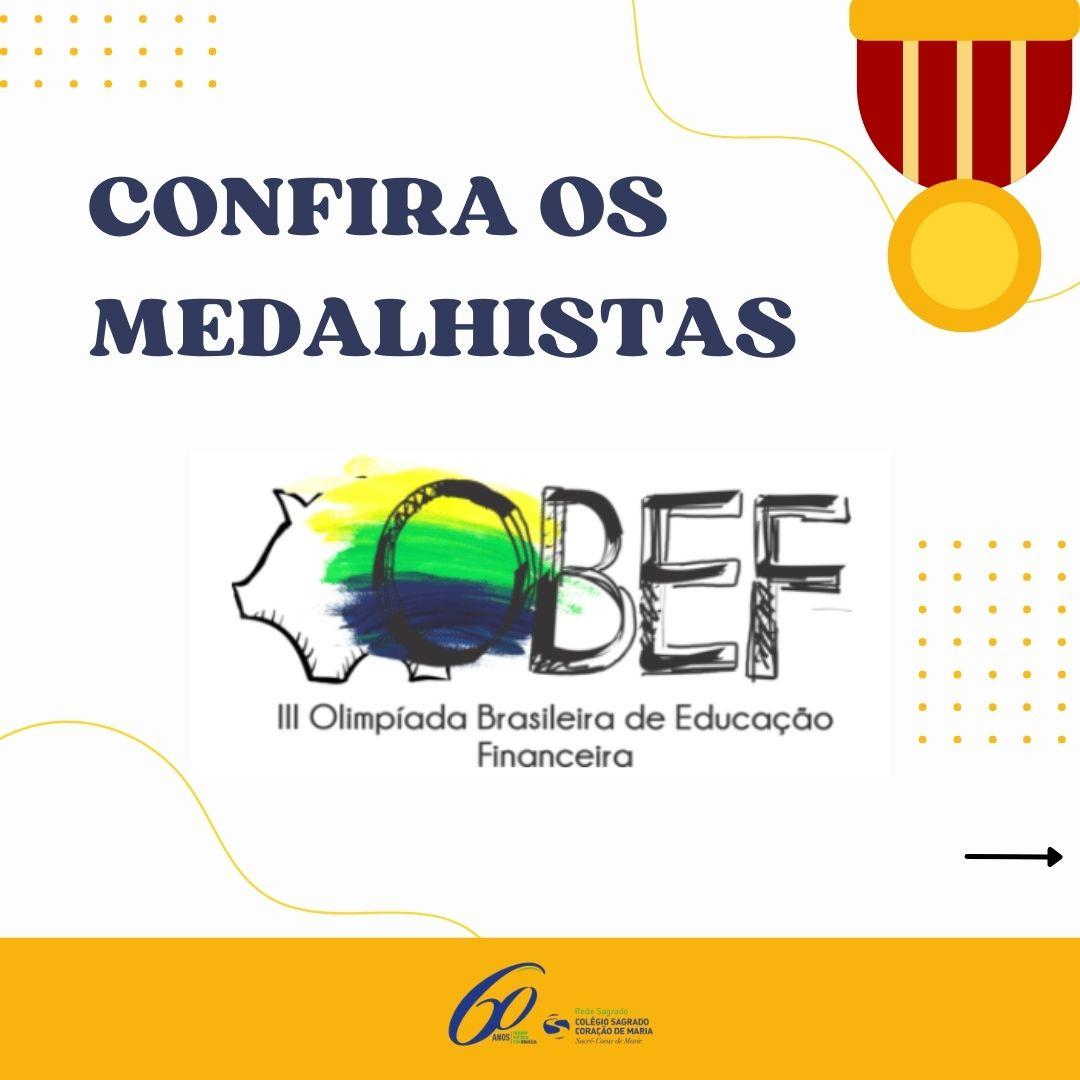 Conheça os medalhistas da Olimpíada Brasileira de Educação Financeira
