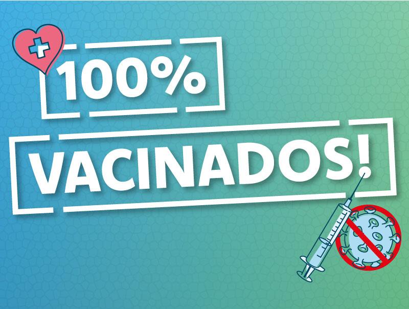 100% dos colaboradores do CSCM de Brasília estão vacinados contra a covid-19