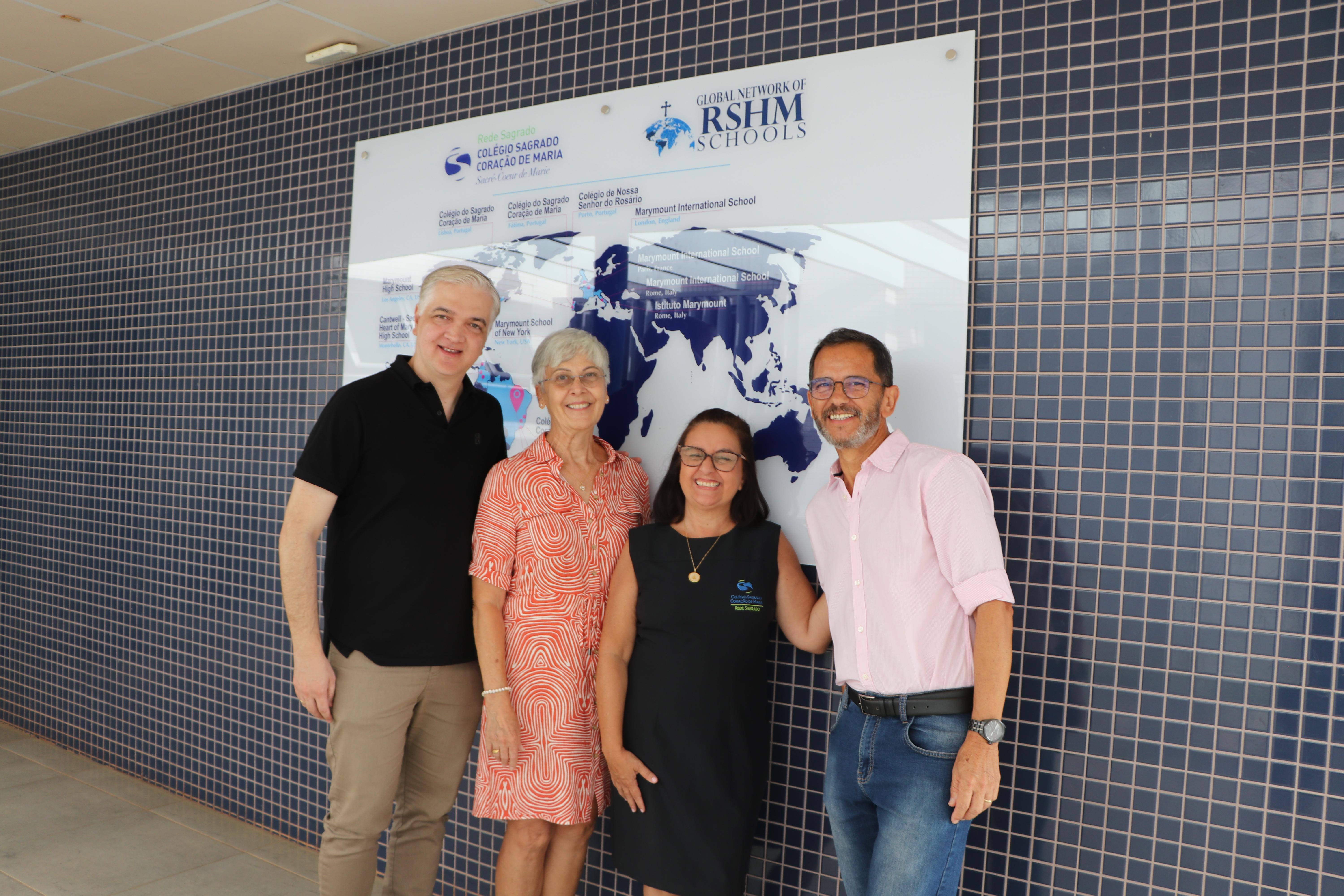 Coordenadora da Rede Global de Escolas RSCM visita Unidade de Brasília